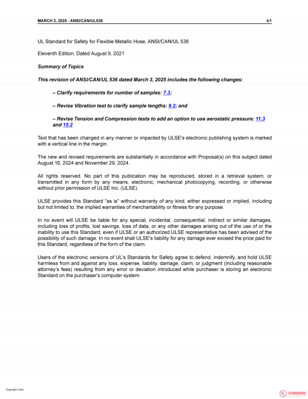 UL 536 PDF UL 536 PDF